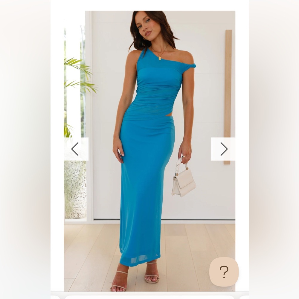 Billy J Iantha Maxi Dress - Blue